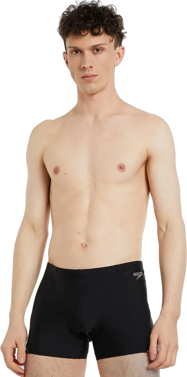 Плавки-шорты мужские SPEEDO V PNL ASHT AM (black/grey/white) - 1