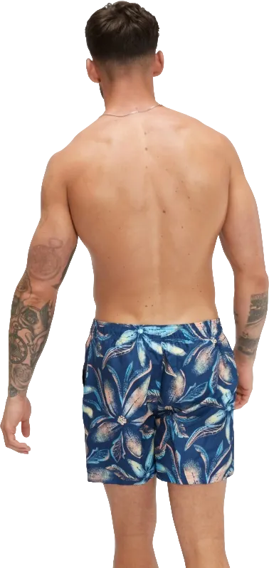 Шорты Mens Digital Printed Leisure 16" Watershort син-оранж - 1