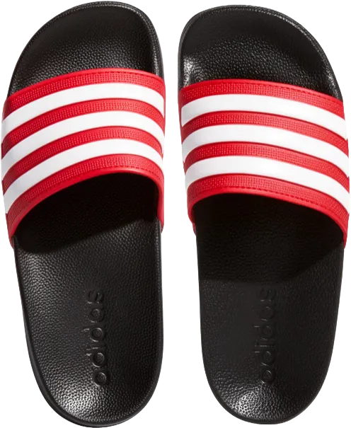 Шлепанцы Adidas (Slides Sandales) SHOWER Черный-Красный - 1
