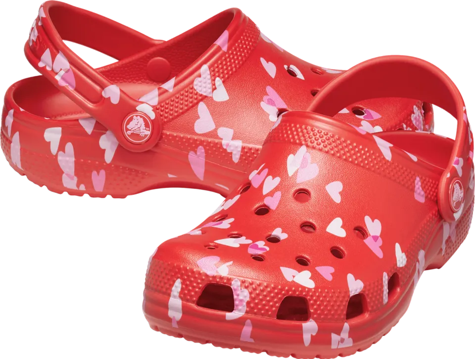 Crocs classic vday clog k cherry red - 2