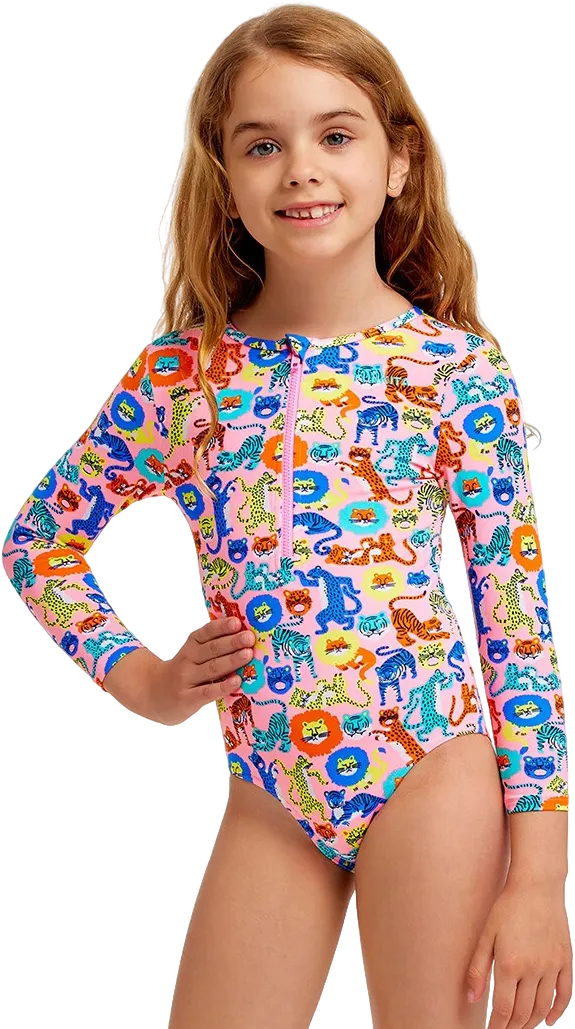 Купальник FUNKITA  Toddler Girl's Feline Fiesta - 1