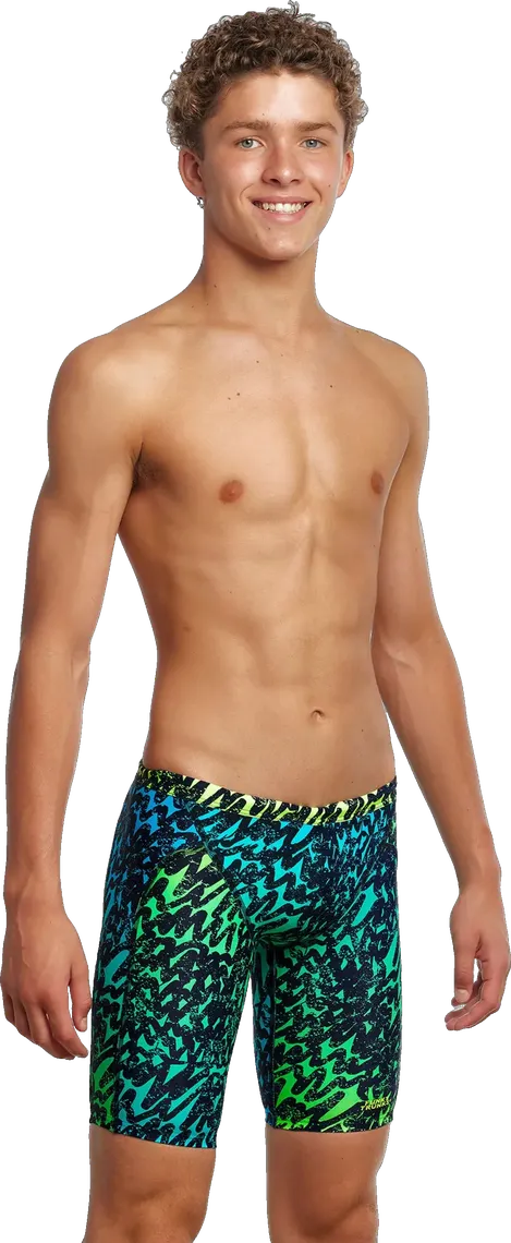 Джаммеры FUNKY TRUNKS Boys Training Jammers Spraying Alive - 1