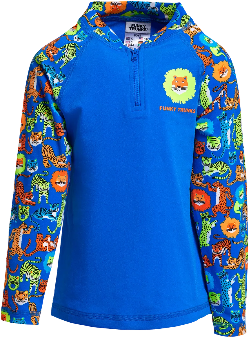 Лонгслив FUNKY TRUNKS Toddler Boys Big Cat Bash - 4