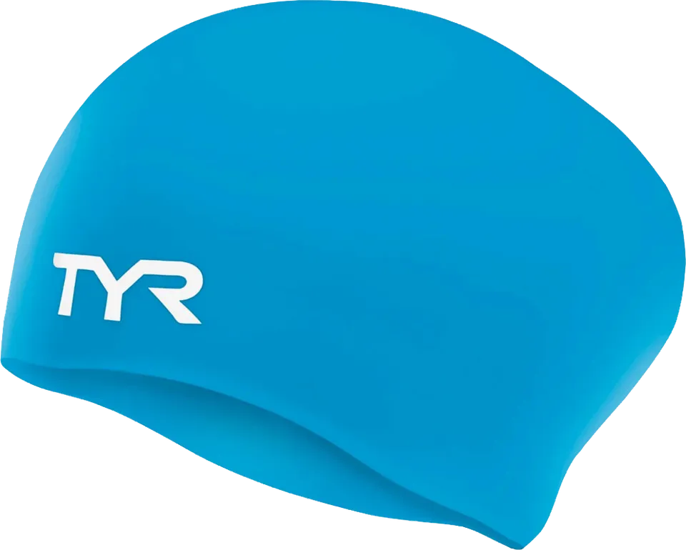 Шапочка для плавания TYR Long Hair Wrinkle-Free Silicone Cap (420)