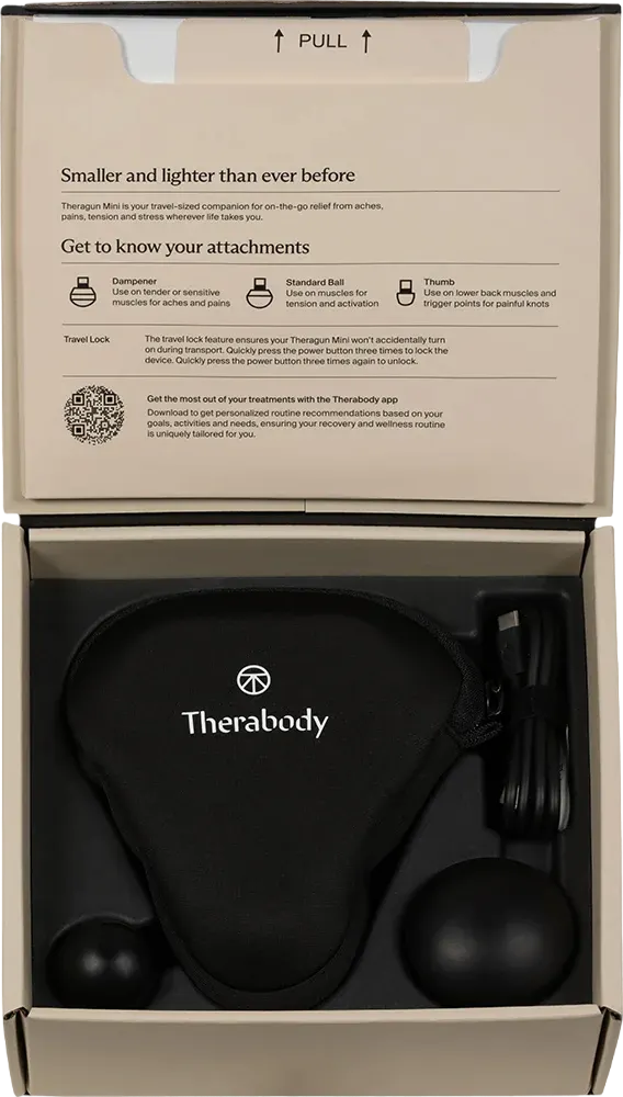 Перкуссионный массажер Theragun Mini 3 Black - 4