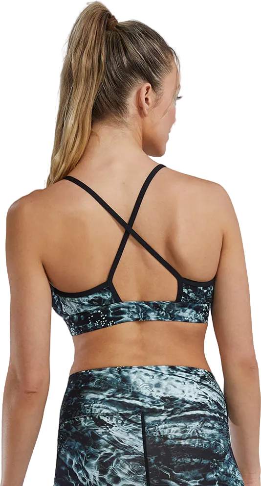 Топ TYR Womens's Joule Elite High Neck Sports Bra - Aquifier (014) - 2