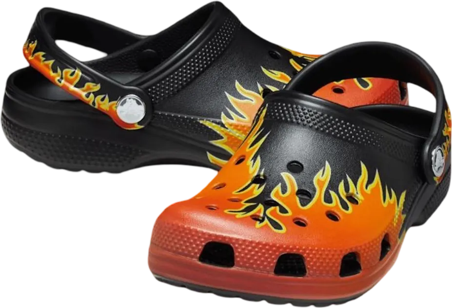 Сабо (клоги) детские Crocs Classic Flames Clog K - 2