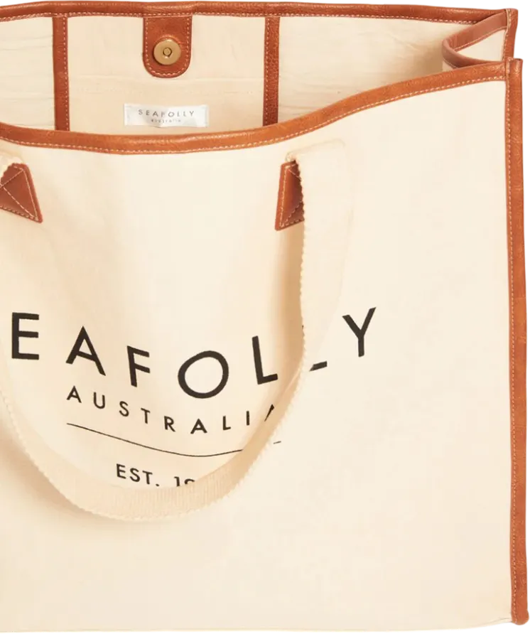 Пляжная сумка Seafolly Canvas Tote - Sand - 2