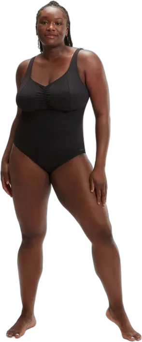 Купальник женский Speedo SPDSCU AQUANITE 1PC AF + BLACK черный - 2