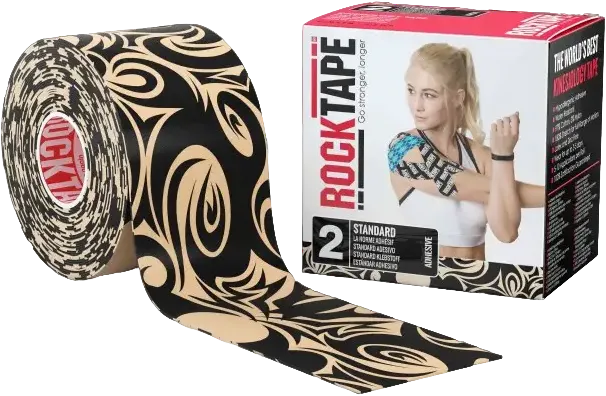 Кинезио тейп Rocktape Classic, 5 см х 5 м, Tattoo - 3