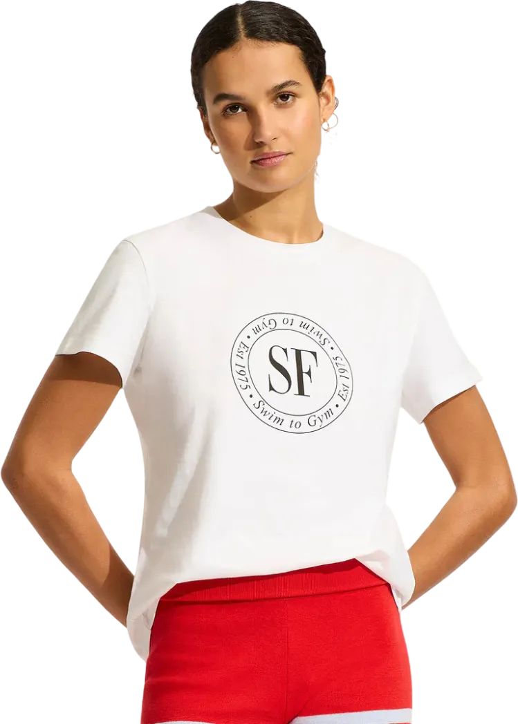 Футболка Seafolly Heritage T-Shirt 1975 - White - 1