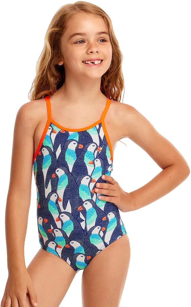 Купальник FUNKITA Toddler Girl's Pengoo Parade - 1