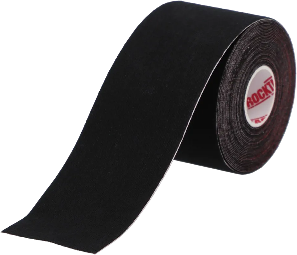 Кинезио тейп Rocktape Classic, 5 см х 5 м, Black - 1