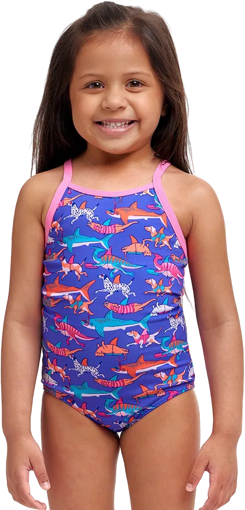 Купальник FUNKITA Toddler Girl's Doggie Paddle - 1