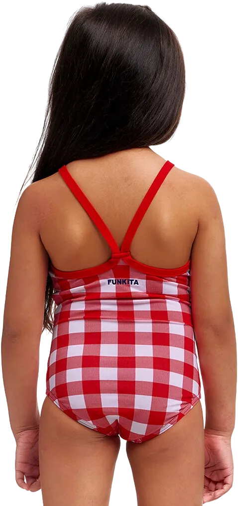 Купальник FUNKITA Toddler Girl's Red Checker - 2
