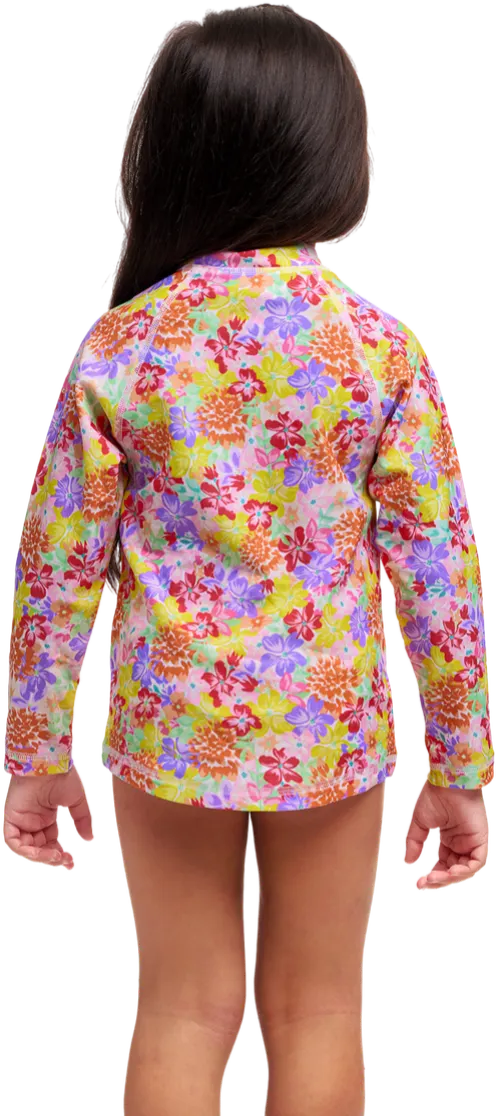 Купальник FUNKITA Toddler Girl's Summer Garden Zippy Rash Vest - 2
