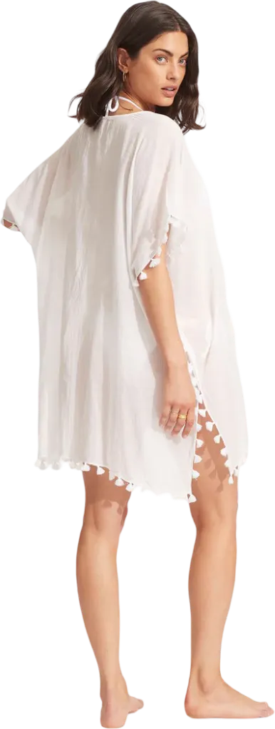 Туника Seafolly Amnesia Kaftan Beachedit - White (One Size) - 2