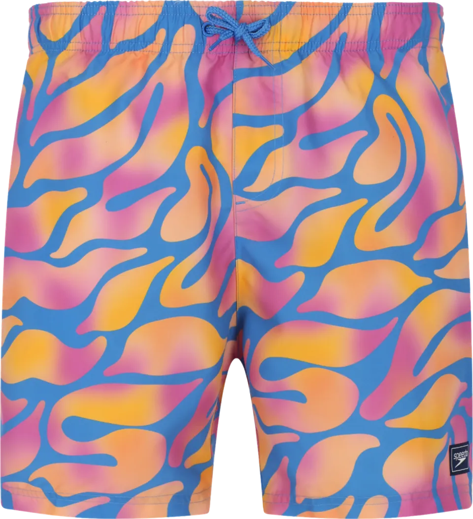 Шорты Mens Digital Printed Leisure 16" Watershort фиол-оранж-синий - 3