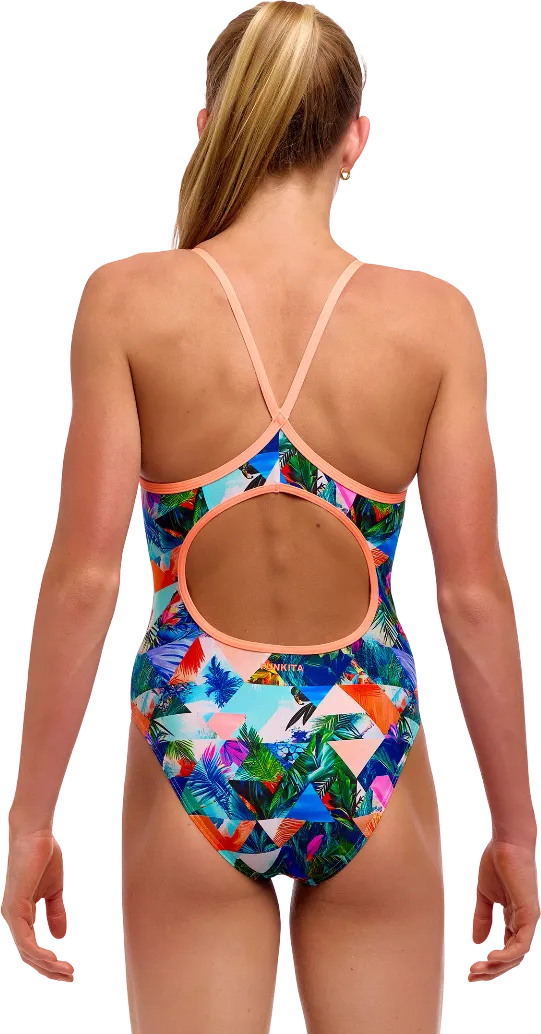 Купальник FUNKITA Girl's Palm Prism (Diamond Back) - 2