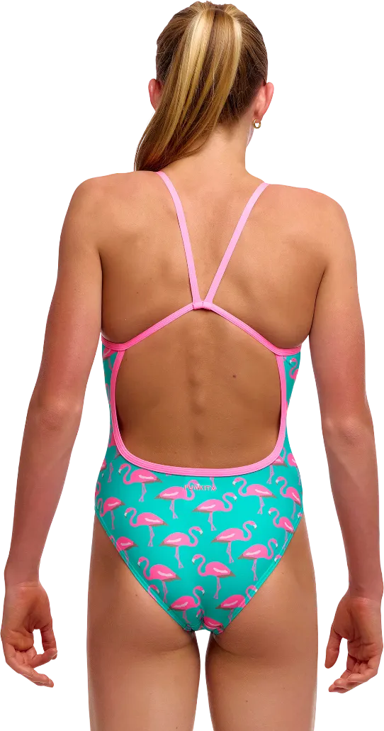 Купальник FUNKITA Girl's Go Flamingo! (Single Strap) - 2