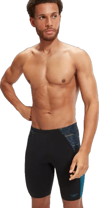 Джаммеры мужские Speedo Endurance+ Max Splice Mid Jammer черный-синий - 1