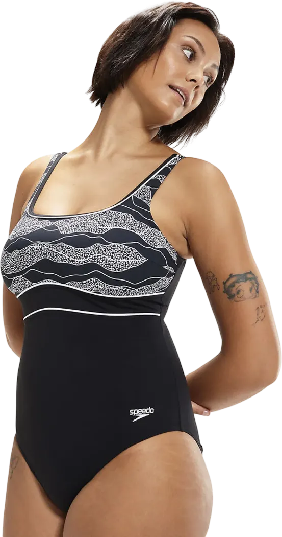 Купальник Speedo eclipse (black/white) - 1