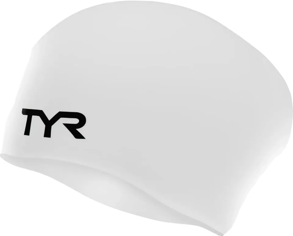 Шапочка для плавания TYR Long Hair Wrinkle-Free Silicone Cap (100)