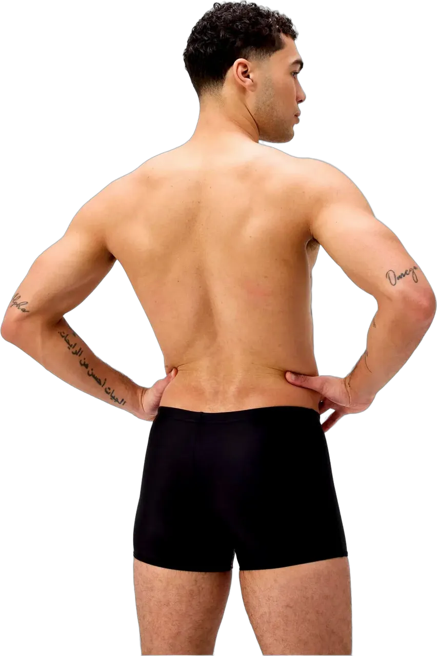 Шорты для плавания мужские SPEEDO Medley Logo Aquashort черный/красный - 2