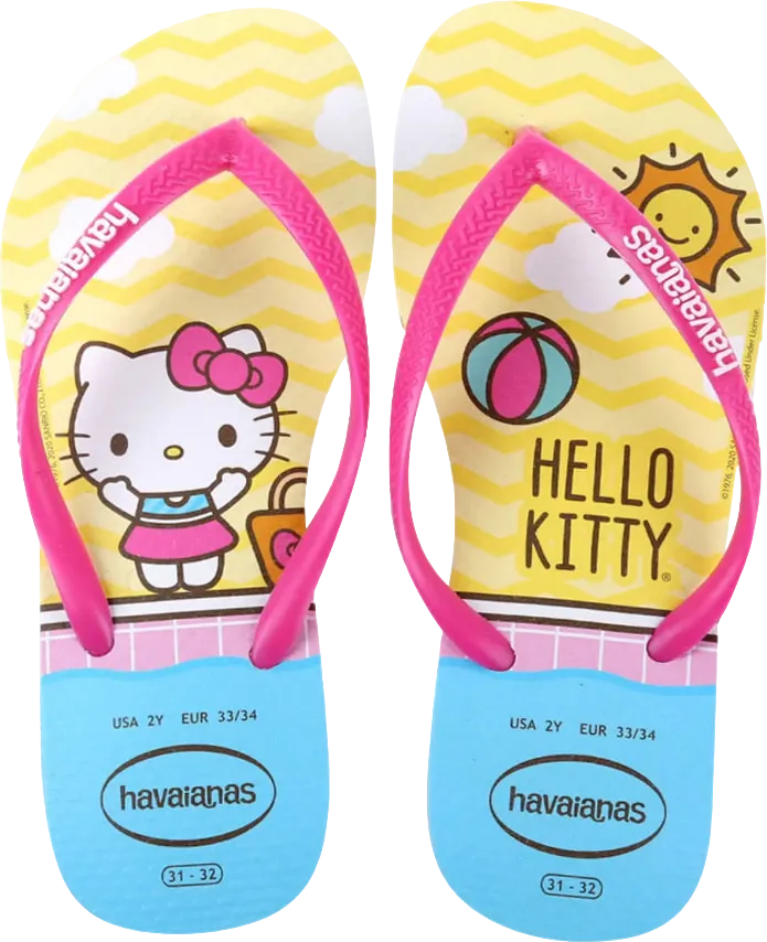 Шлепанцы Havaianas K SL Hello Kitty White