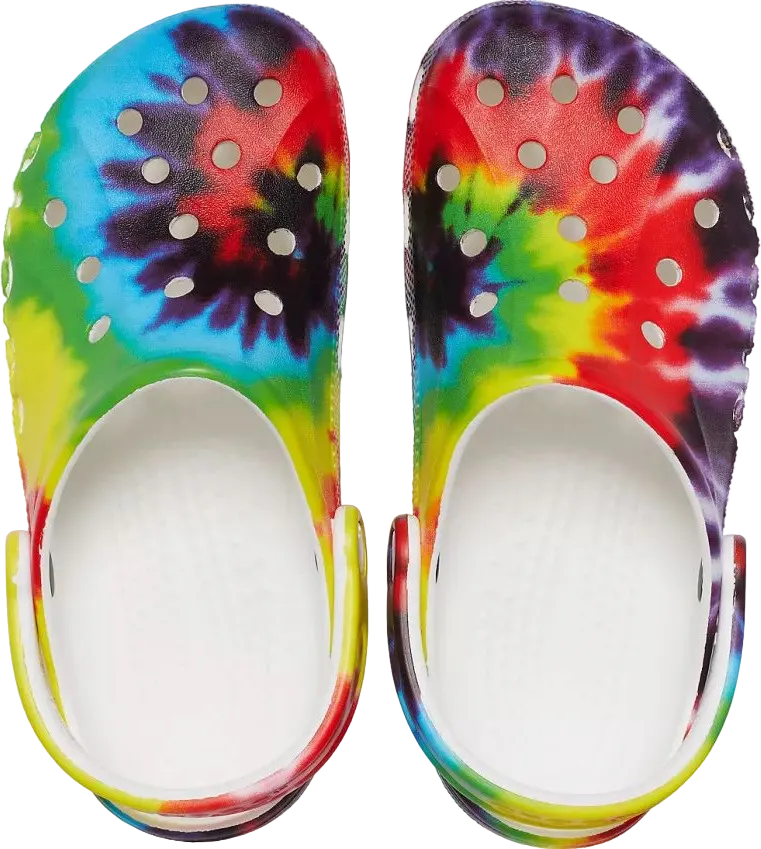 Сабо разноцветные CROCS Baya Tie Dye Clog - 1