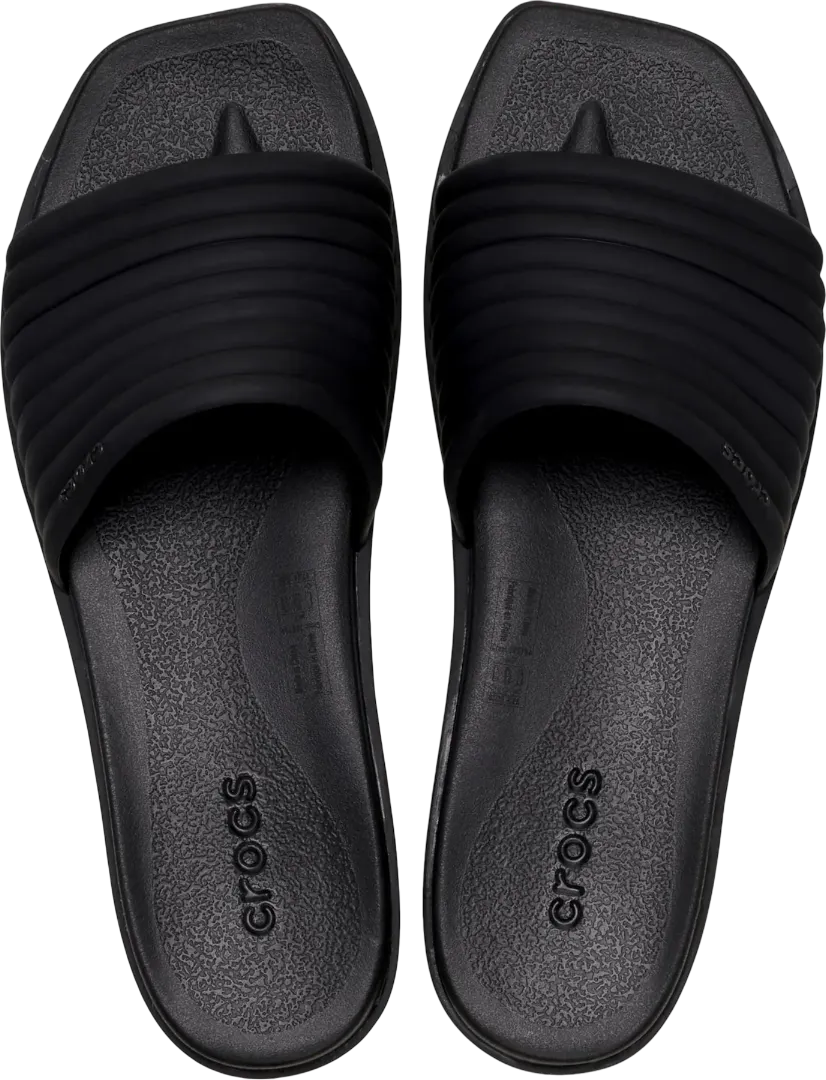Шлепанцы женские Crocs Miami Slide Black - 1