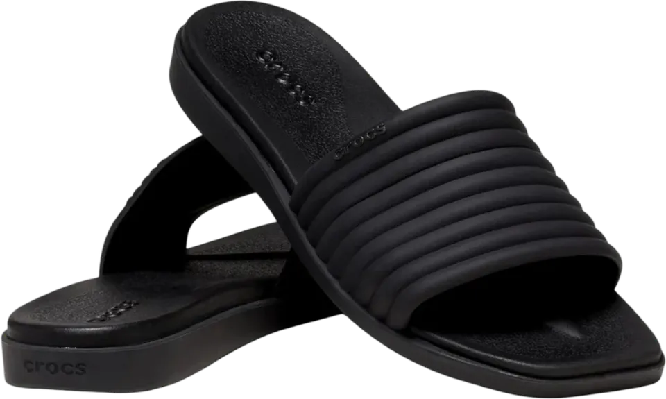 Шлепанцы женские Crocs Miami Slide Black - 2