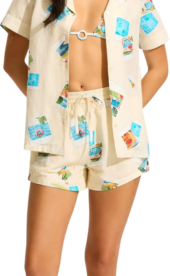 Шорты Seafolly Sunset Short - Ecru - 3