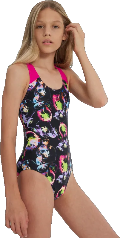 Купальник Speedo Girls Allover Splashback - 1