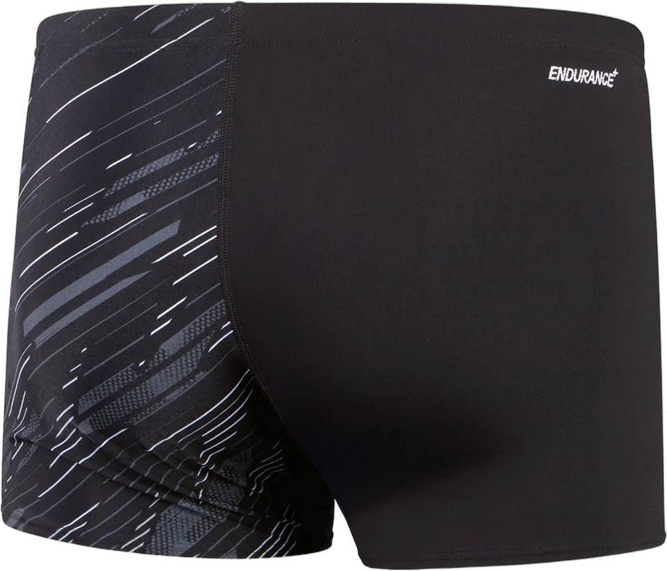 Плавки-шорты мужские SPEEDO Hyper Boom V-Cut Aquashort черный-серый - 2