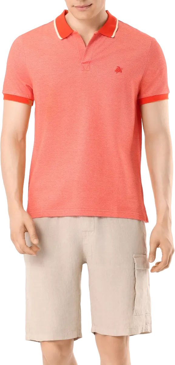 Поло с коротким рукавом VILEBREQUIN (Coquelicot) - 1