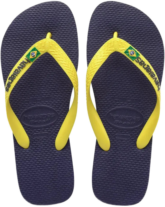 Шлепанцы  Havaianas Brasil NAVY-YELLOW