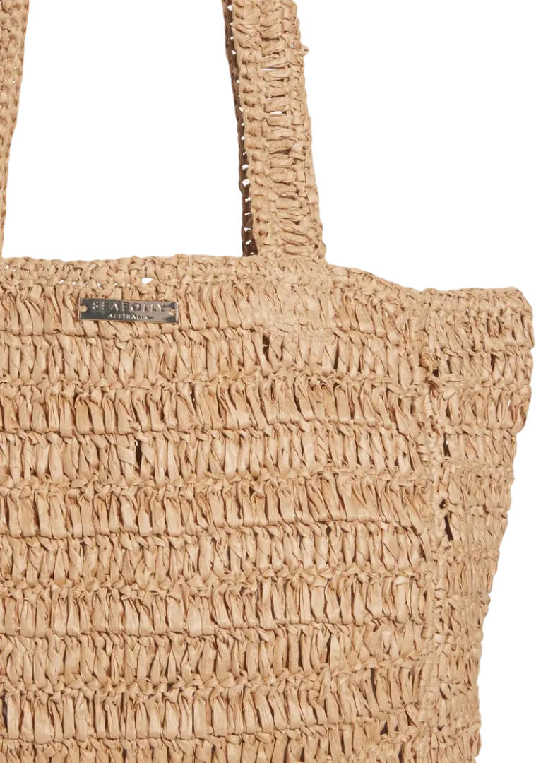 Сумка Seafolly Shores	Woven Tote (Natural) - 3