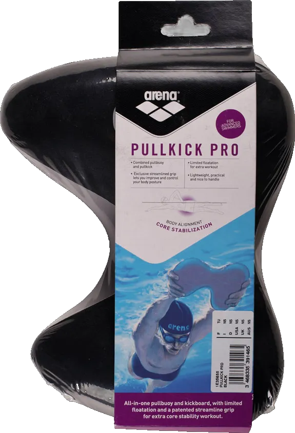 Доска-колобашка для плавания Arena PullKick Pro Grey/black - 3