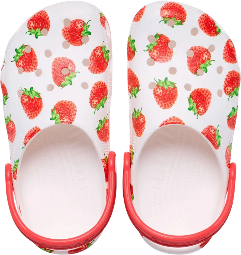 Сабо (клоги) детские Crocs Classic Fresh Fruits Clog (Strawberry) - 1