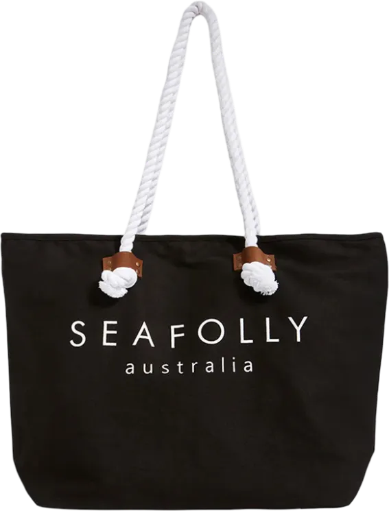 Сумка Seafolly Ship Sail Tote CarriedAway - Black - 2