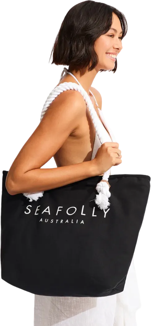 Сумка Seafolly Ship Sail Tote CarriedAway - Black - 1