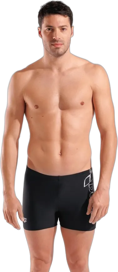 Плавки Arena м ARENA SCRATCHY SWIM SHORT black - 1