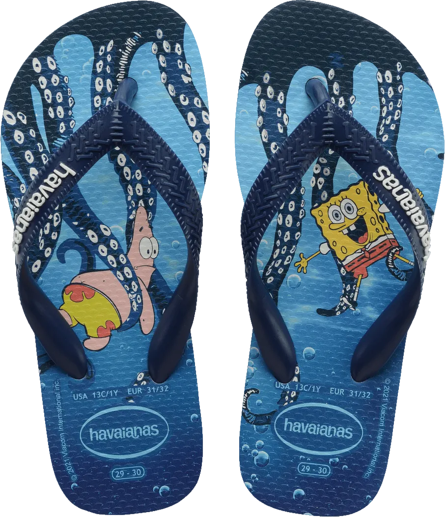 Шлепанцы Havaianas Spongeb Branco White
