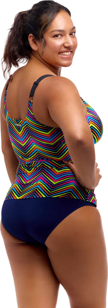 Купальник FUNKITA с поддержкой Up Down (Scoop Neck Tankini Top & Brief) - 2