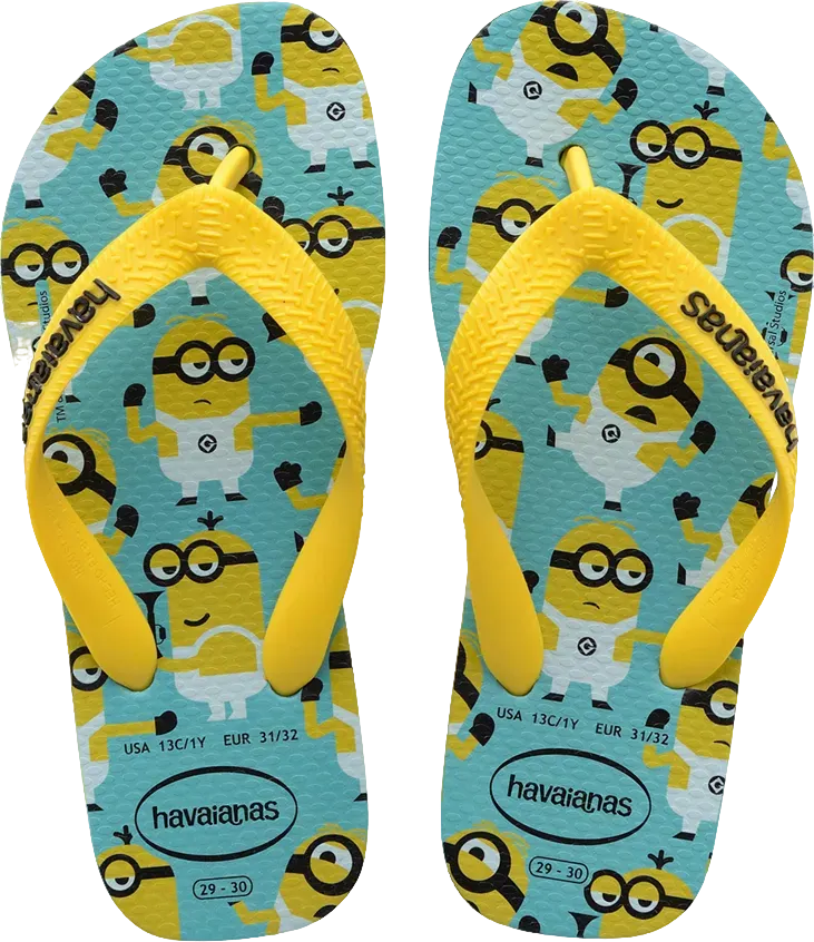 Шлепанцы Havaianas Minions Kids Azult