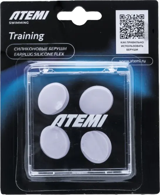 Силиконовые беруши Atemi Earplug silicon flex, светло-сиреневый - 2