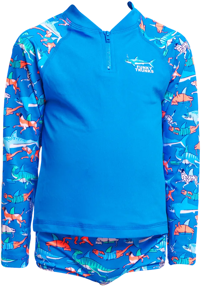 Лонгслив FUNKY TRUNKS Toddler Boys Fin Swimming - 3