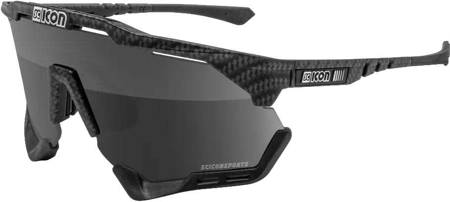 Очки Scicon Aeroshade XL Carbon Matt/lens SCNPP Multimirror Silver - 2