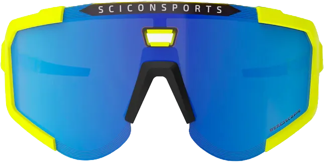 Очки Scicon Aeroscope Yellow Fluo/lens SCNPP Multimirror Blue + Clear - 1